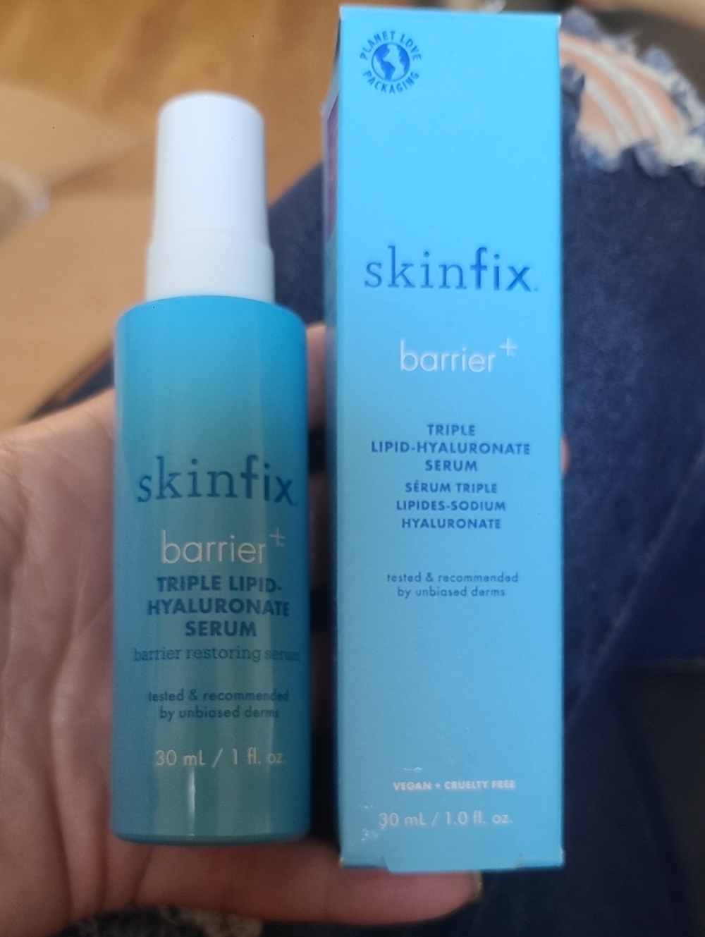 Skinfix Barrier Triple Lipid + Hyaluronate Serum 1 oz NEW